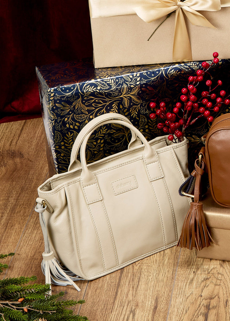 Ramelton Medium Size Leren Handtas - Oyster